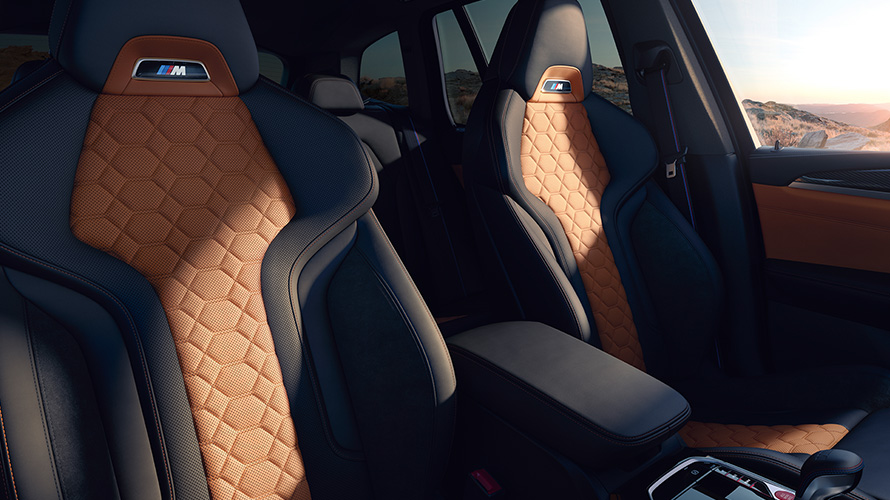 BMW X3 M Competition F97 LCI Facelift 2021 Interior M Sport seats