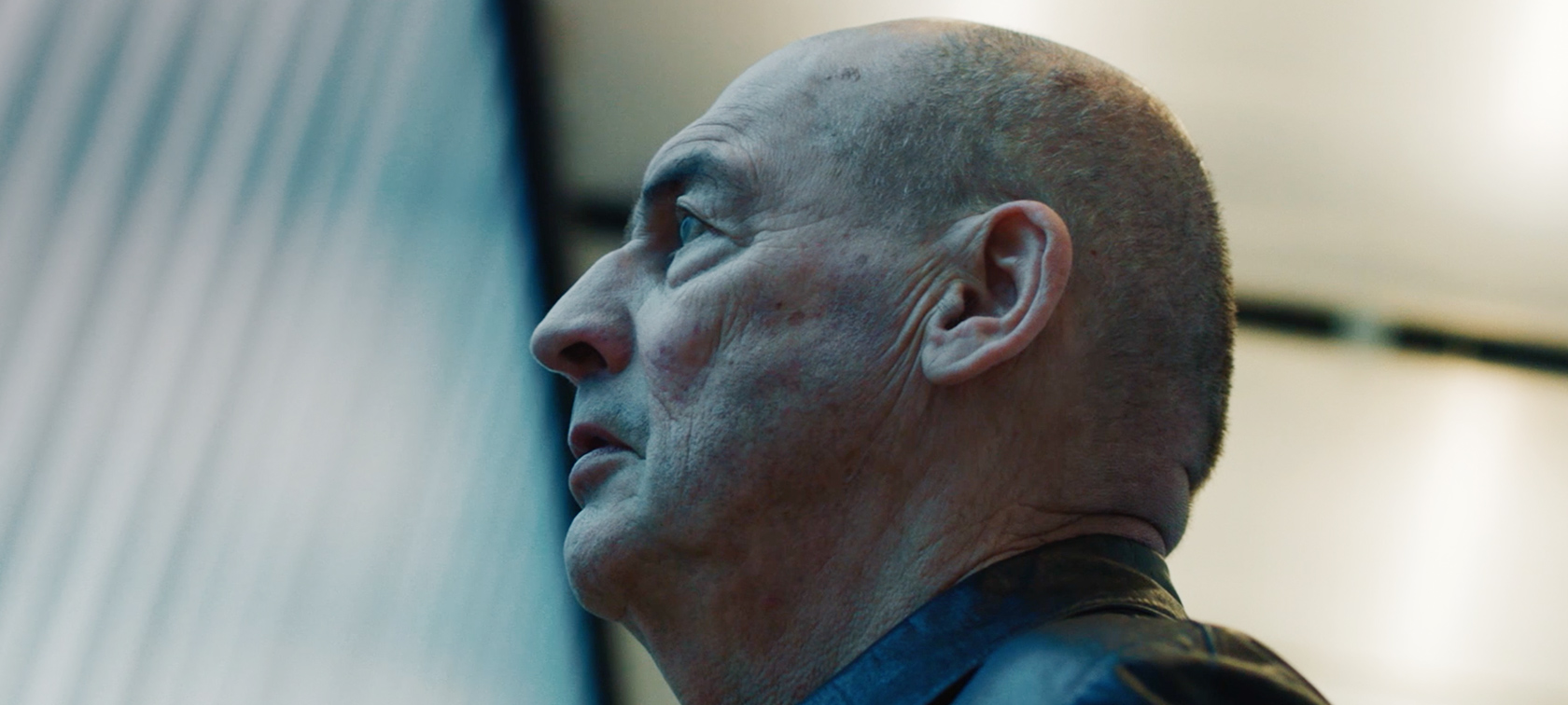 Rem Koolhaas in side profile