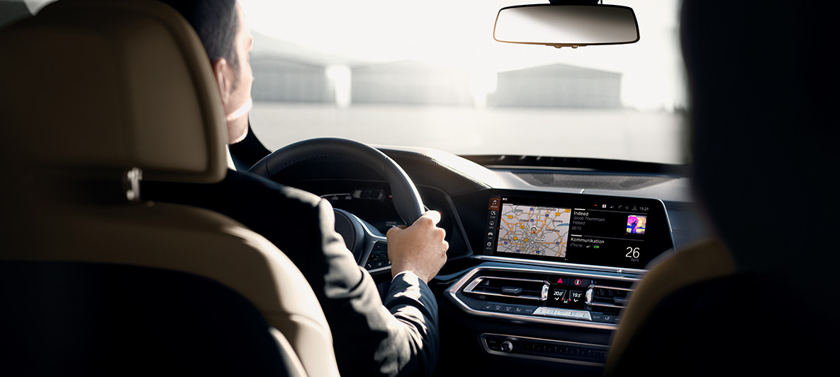 BMW Protection Vehicles Security Driver Training interior man drives BMW 