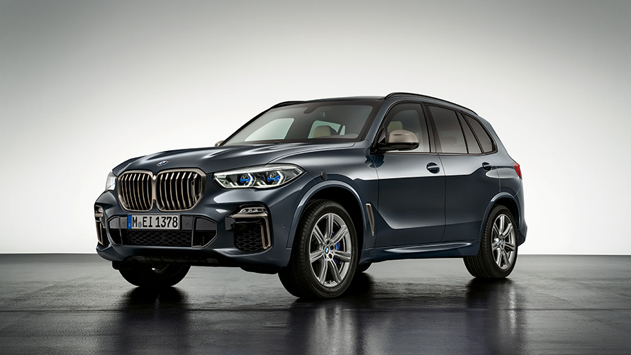 BMW Protection Vehicles BMW X5 Protection VR6 three-quarter front view unspoiled  