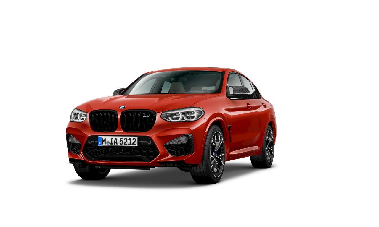 BMW X4 M Competition in Toronto Red metallic, exterior. 
