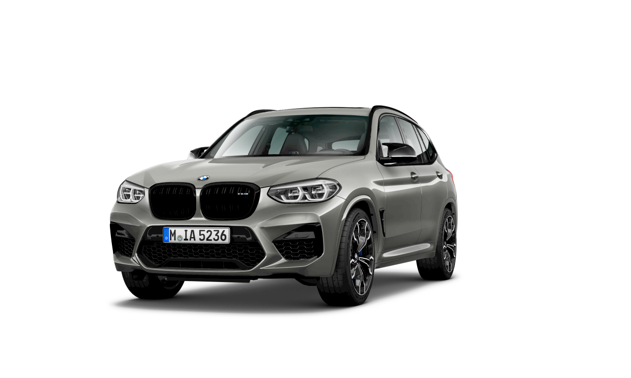  BMW X3 M Competition in Donington Grey metallic, exterior.